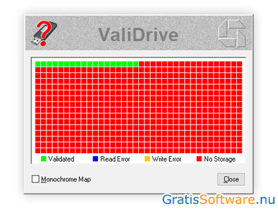 ValiDrive screenshot